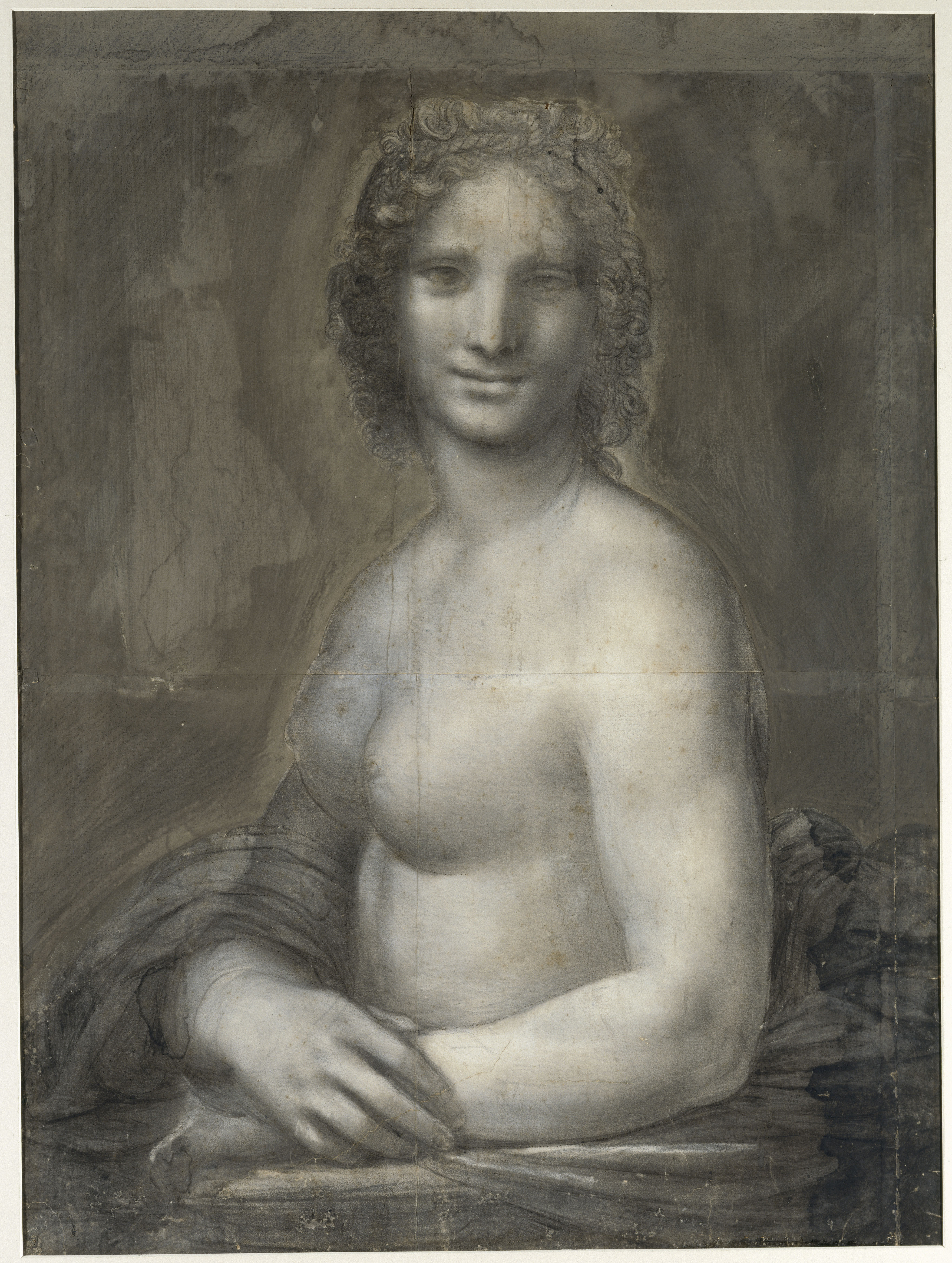 Portait de femme nue en buste