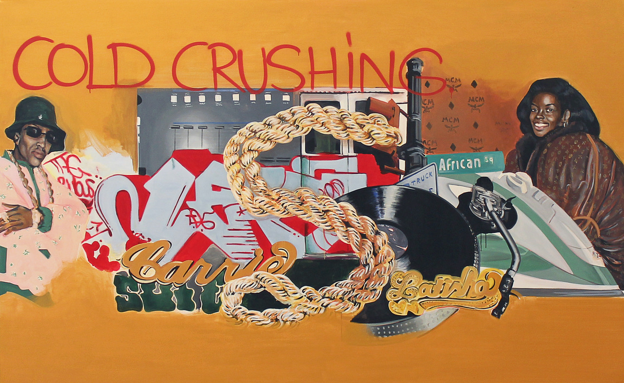 Jay Ramier_Cold Crushing_2018_huile sur toile_180x290cm