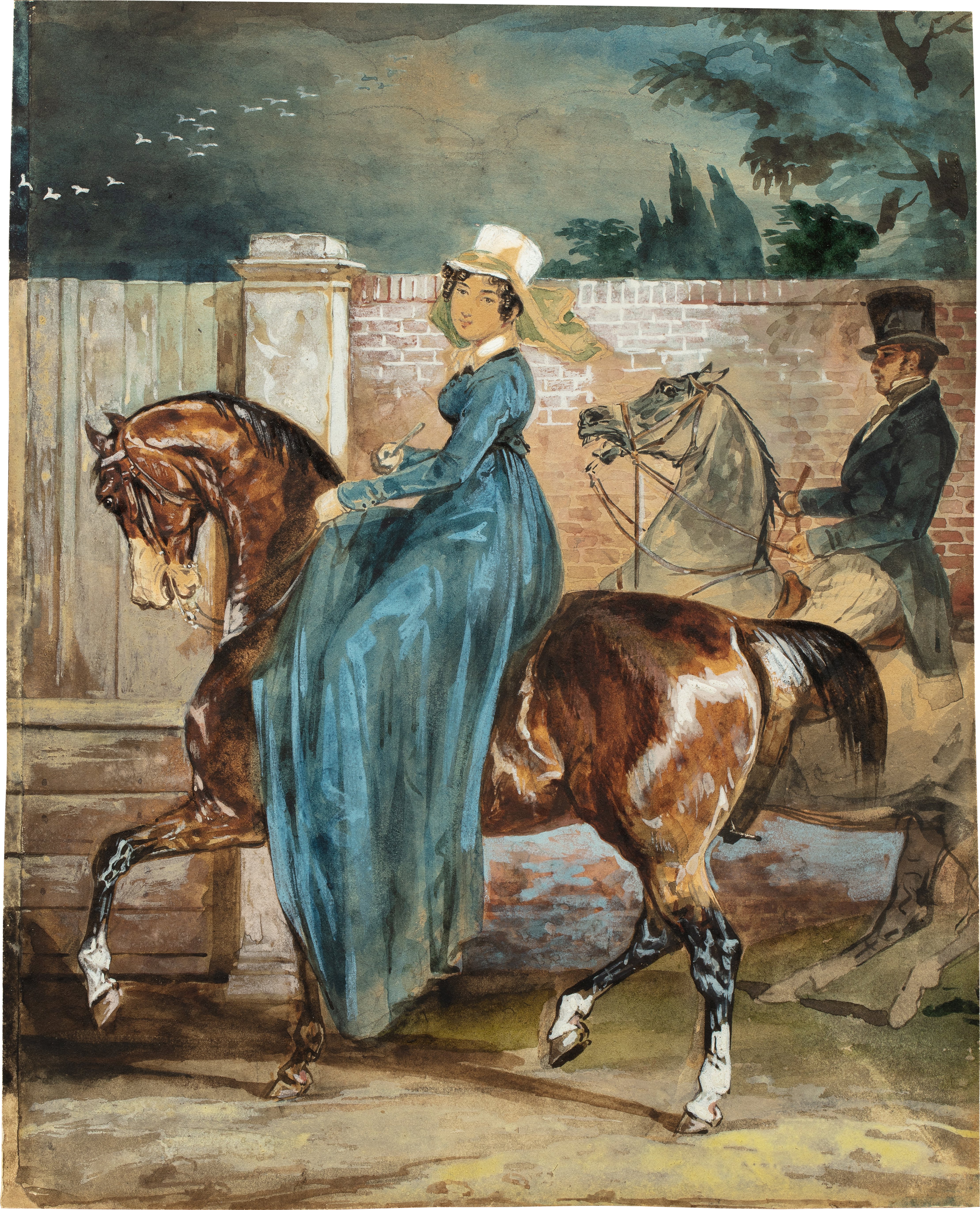 Gericault Adam Zoe a cheval