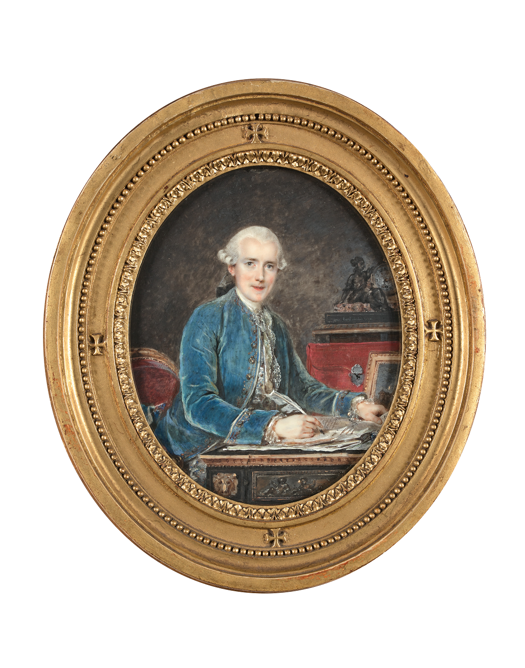 LOT 65internet - Pierre-Adolphe HALL, Portrait présumé du marquis de Nogaret © Artcurial Klein